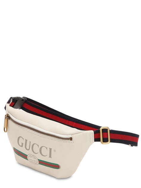 gucci print mini belt bag|genuine gucci belt bag.